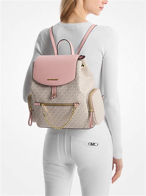 jet set logo backpack michael kors|Michael Kors jet set airplane.